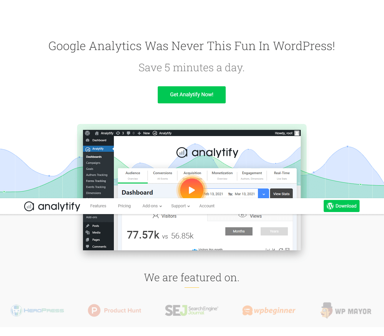 free analytics plugin for wordpress